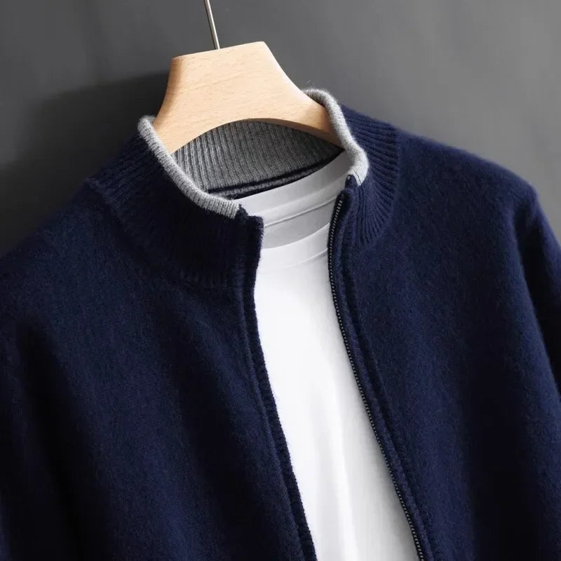 Riku Kaschmir Zip-Jacke