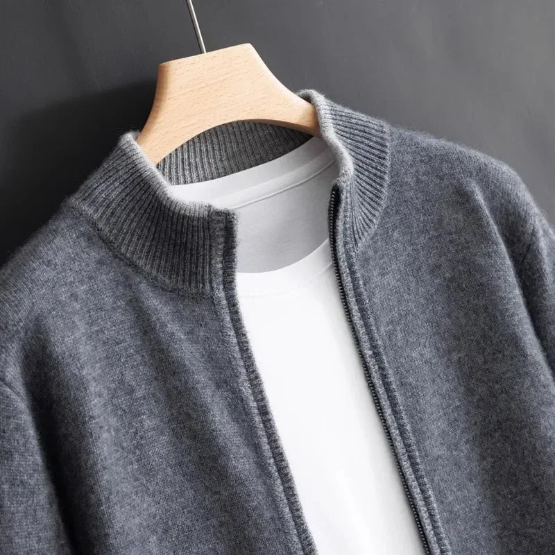 Riku Kaschmir Zip-Jacke