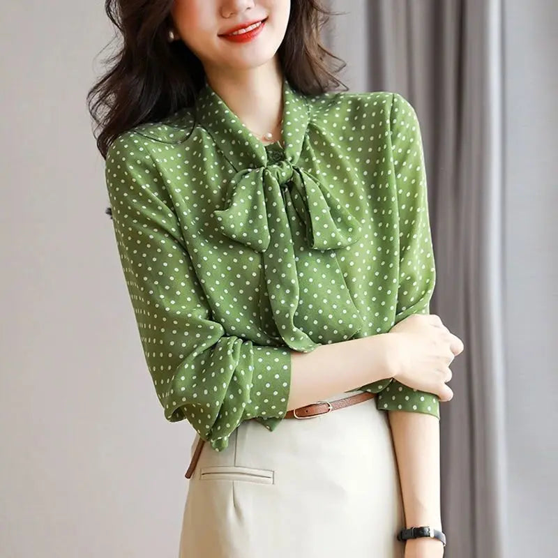 Milano Polka Blouse