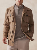 Vintage Cargo Trenchjacke mit Gürtel