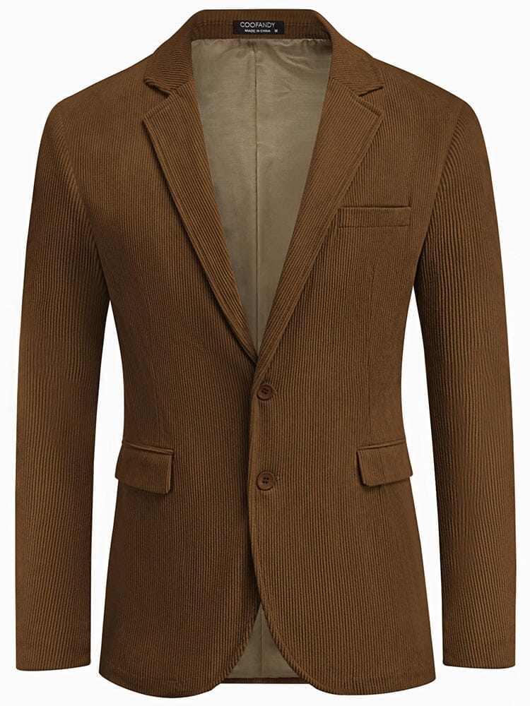 Freizeit Corduroy Blazer Jacke