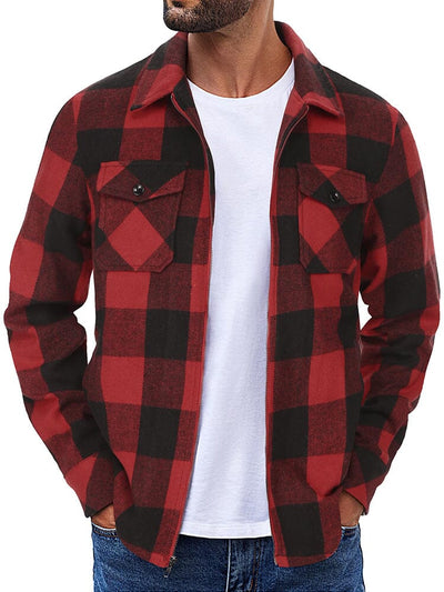Lässige Flanell-Karojacke