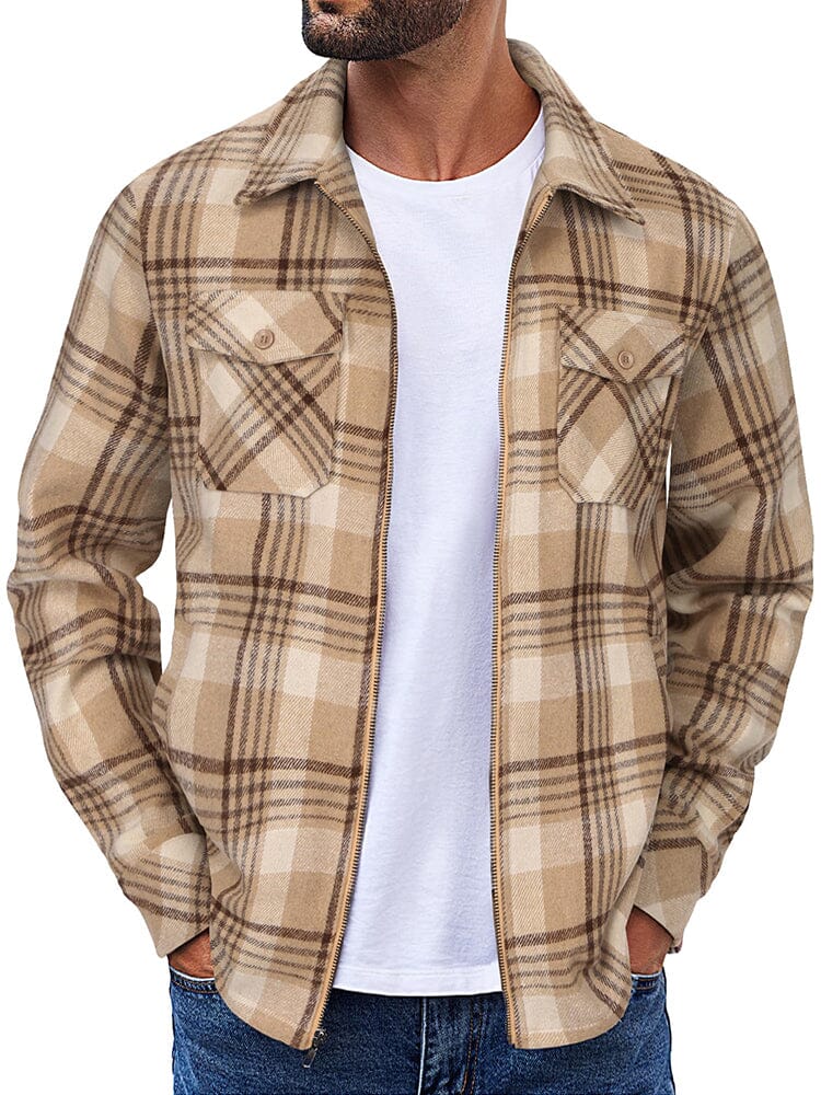 Lässige Flanell-Karojacke
