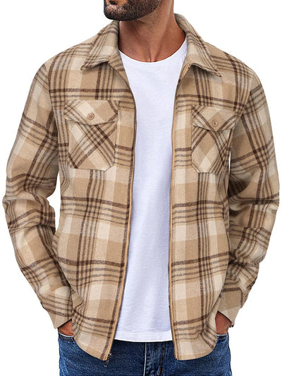 Lässige Flanell-Karojacke