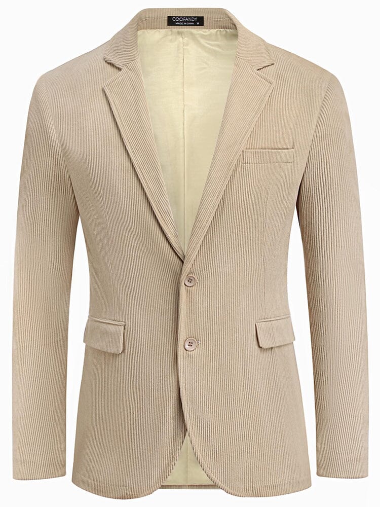 Freizeit Corduroy Blazer Jacke