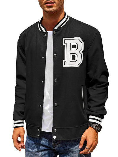 Stylische Letter Baseball Varsity Jacken