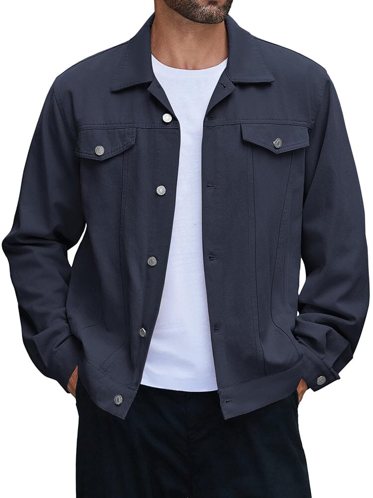 Freizeit Baumwolle Denim Jacke