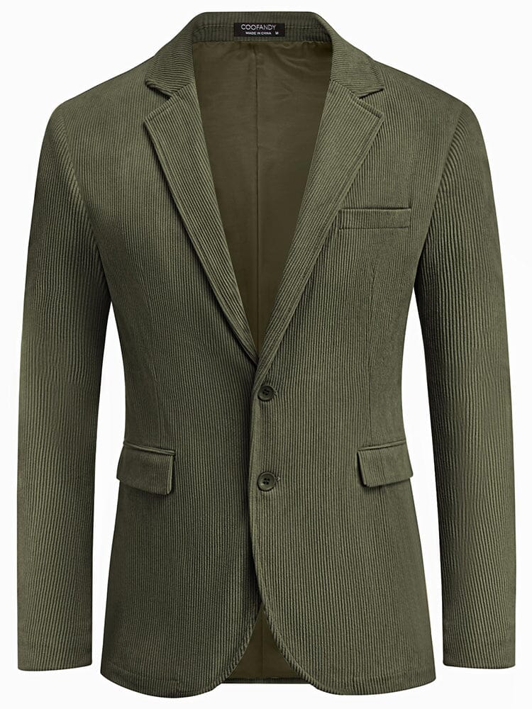 Freizeit Corduroy Blazer Jacke