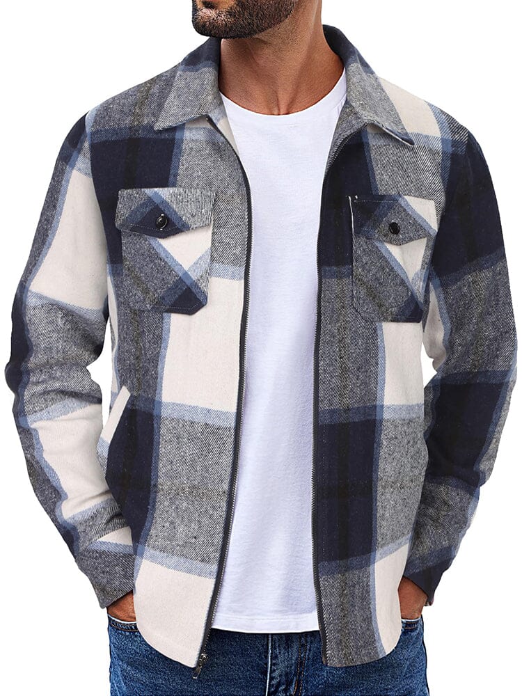 Lässige Flanell-Karojacke