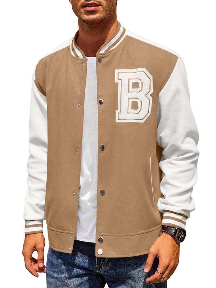 Stylische Letter Baseball Varsity Jacken