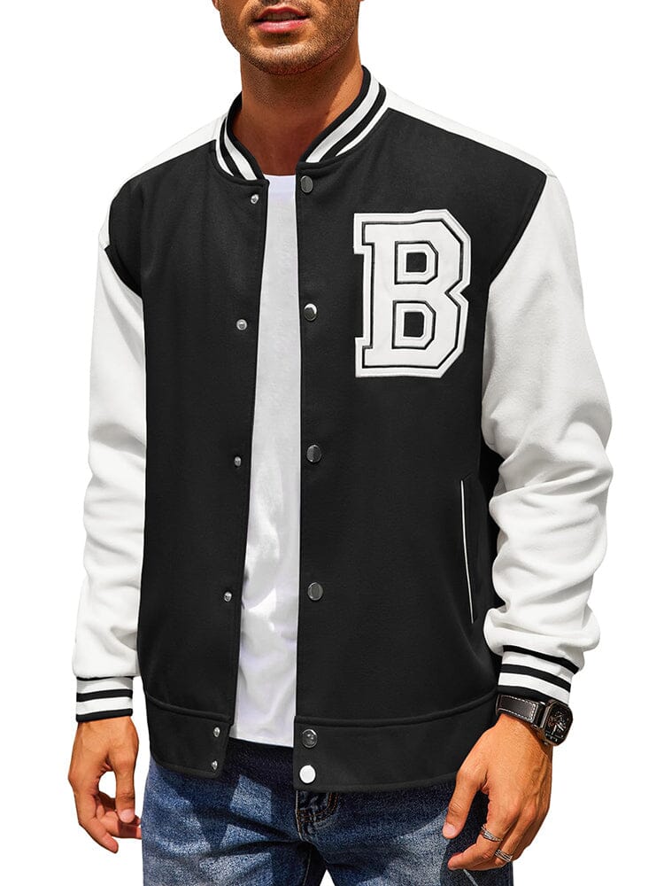 Stylische Letter Baseball Varsity Jacken