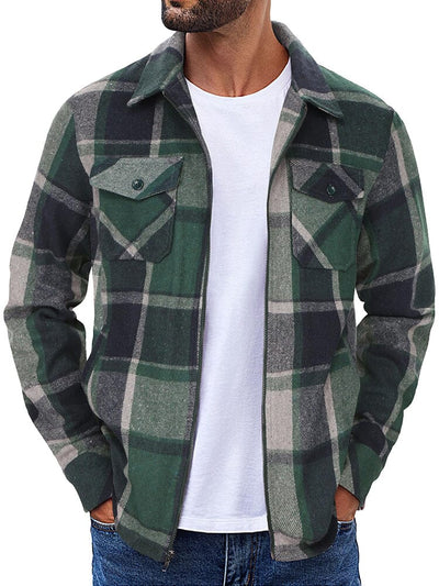 Lässige Flanell-Karojacke