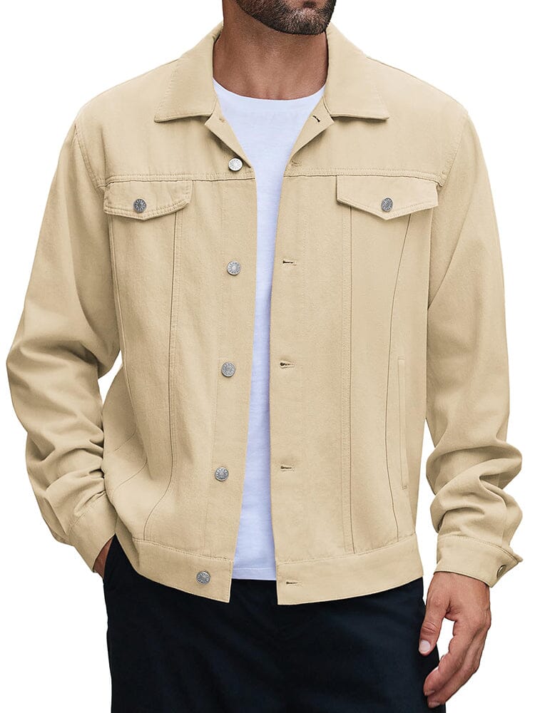 Freizeit Baumwolle Denim Jacke