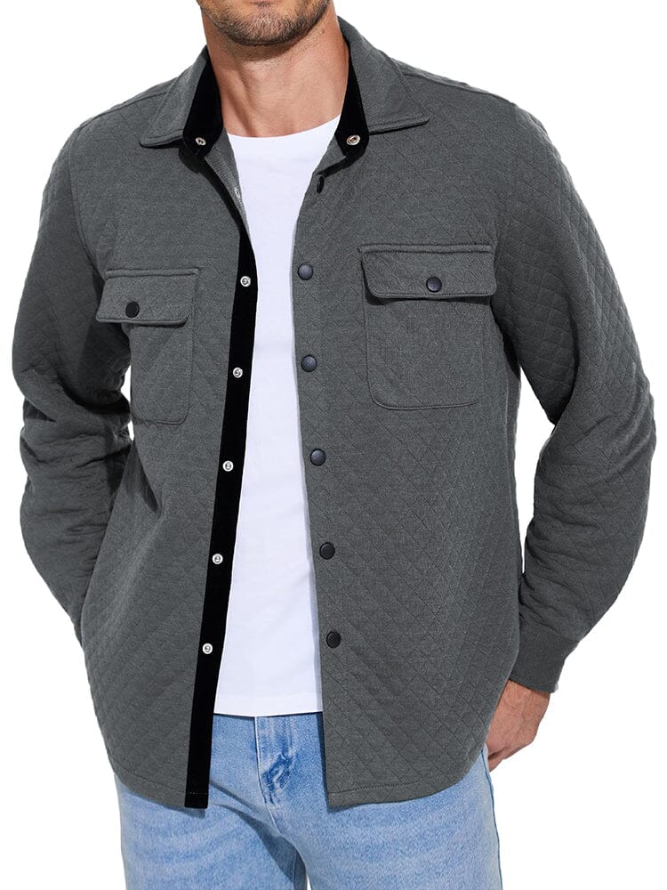 Lässige leichte gesteppte Jacke
