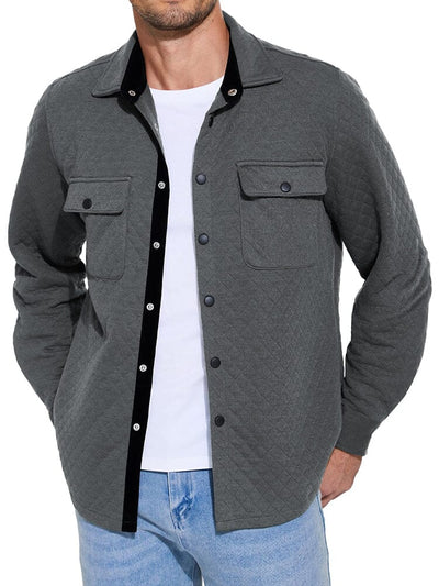 Lässige leichte gesteppte Jacke