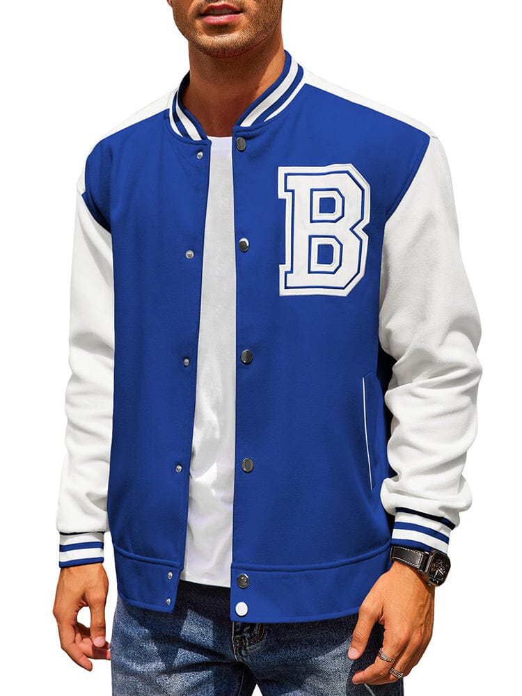 Stylische Letter Baseball Varsity Jacken