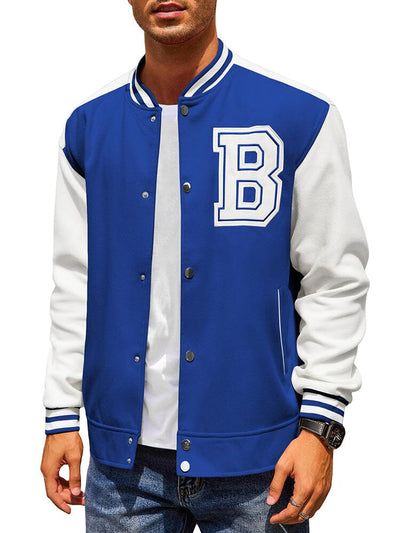 Stylische Letter Baseball Varsity Jacken
