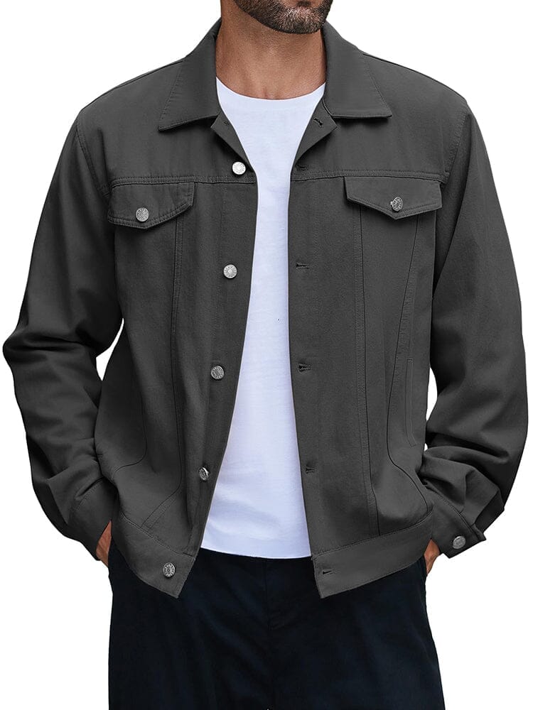 Freizeit Baumwolle Denim Jacke