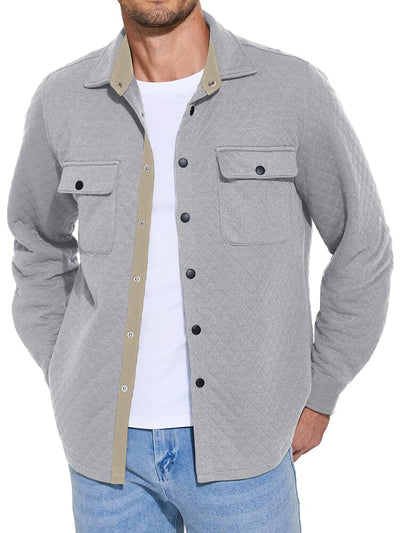 Lässige leichte gesteppte Jacke