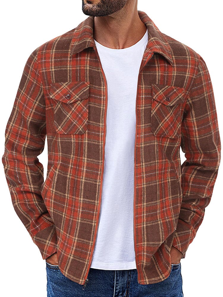 Lässige Flanell-Karojacke