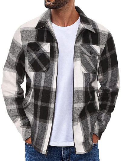 Lässige Flanell-Karojacke