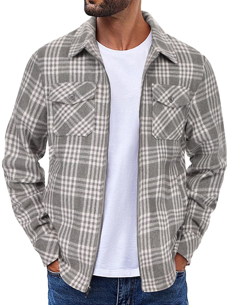 Lässige Flanell-Karojacke