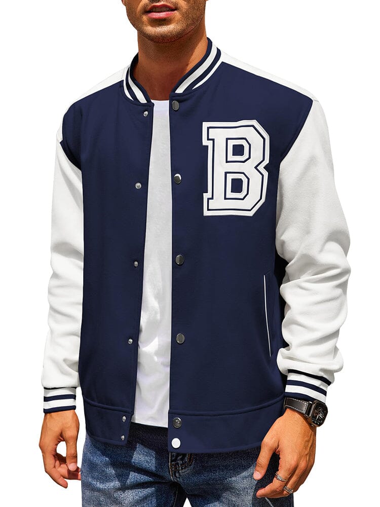 Stylische Letter Baseball Varsity Jacken