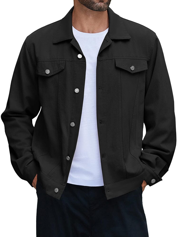 Freizeit Baumwolle Denim Jacke