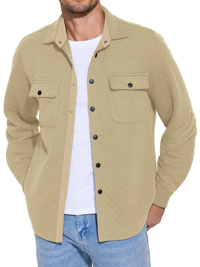 Lässige leichte gesteppte Jacke