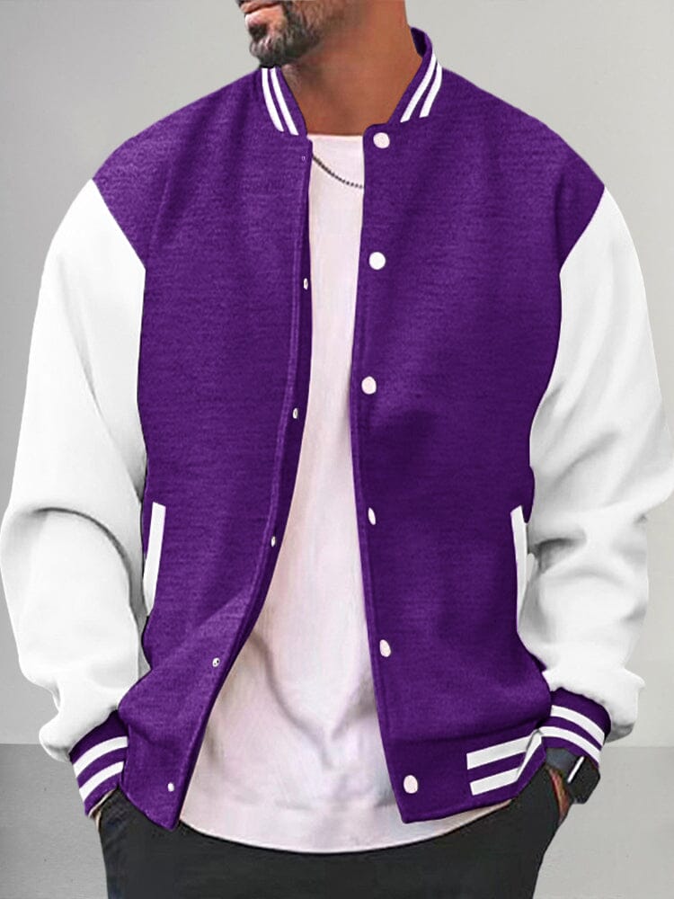 Lässige Varsity Baseballjacke