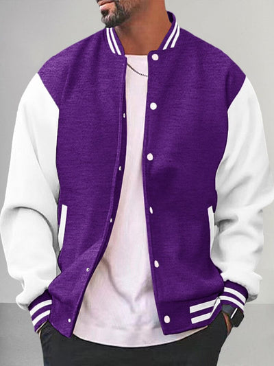 Lässige Varsity Baseballjacke