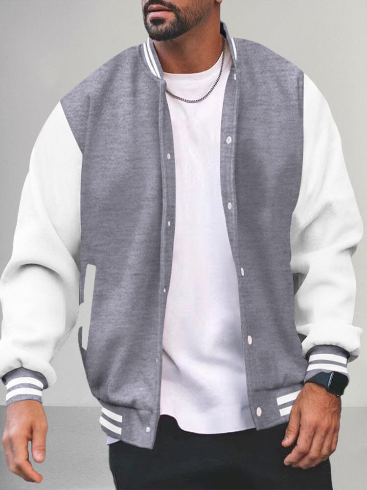 Lässige Varsity Baseballjacke