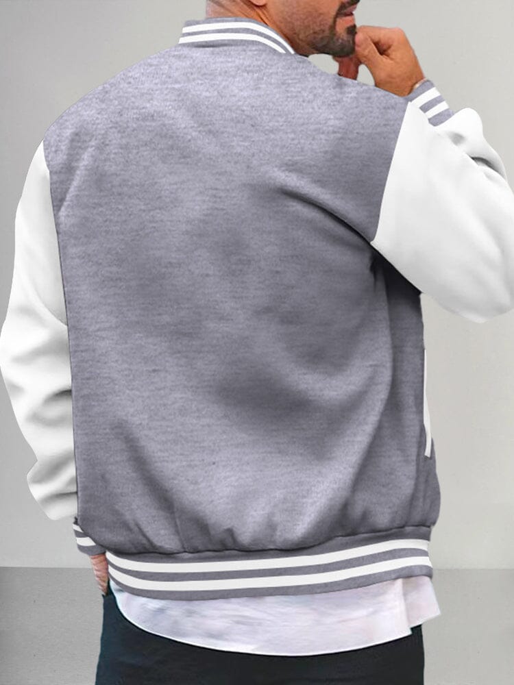 Lässige Varsity Baseballjacke