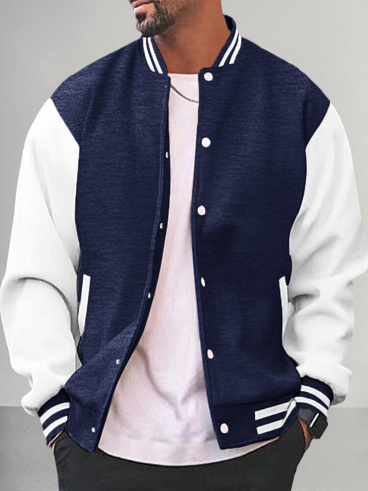 Lässige Varsity Baseballjacke
