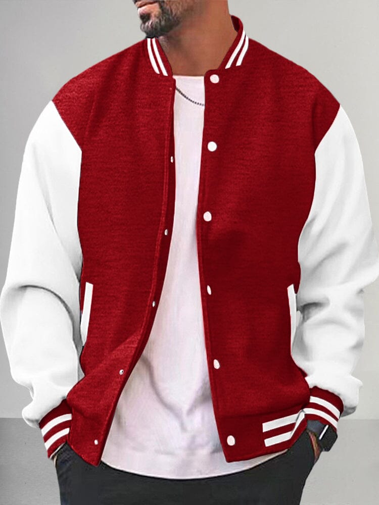 Lässige Varsity Baseballjacke
