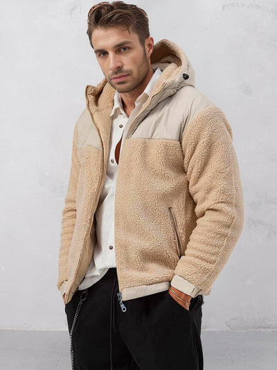 Städtische warme Polar-Fleece-Jacke