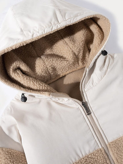 Städtische warme Polar-Fleece-Jacke