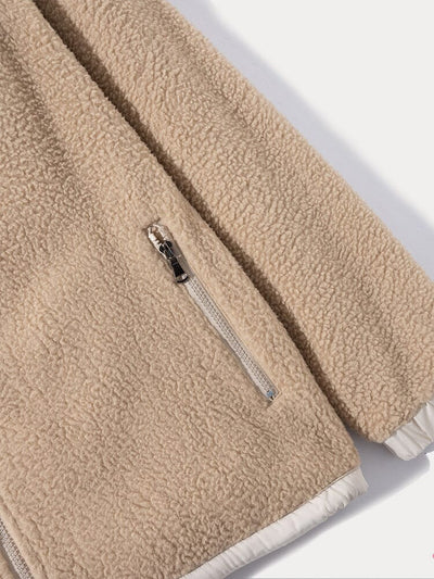 Städtische warme Polar-Fleece-Jacke