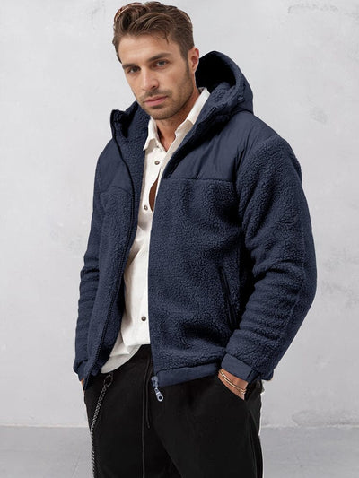 Städtische warme Polar-Fleece-Jacke