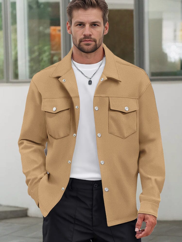 Freizeit Utility Doppel Taschen Jacke