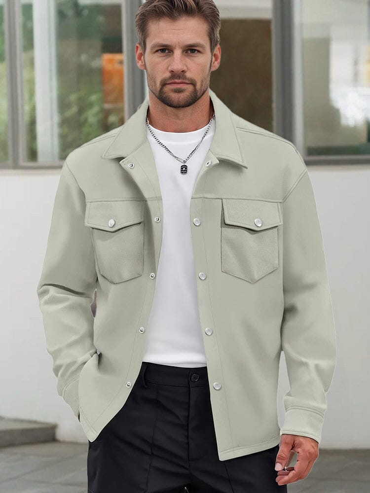 Freizeit Utility Doppel Taschen Jacke