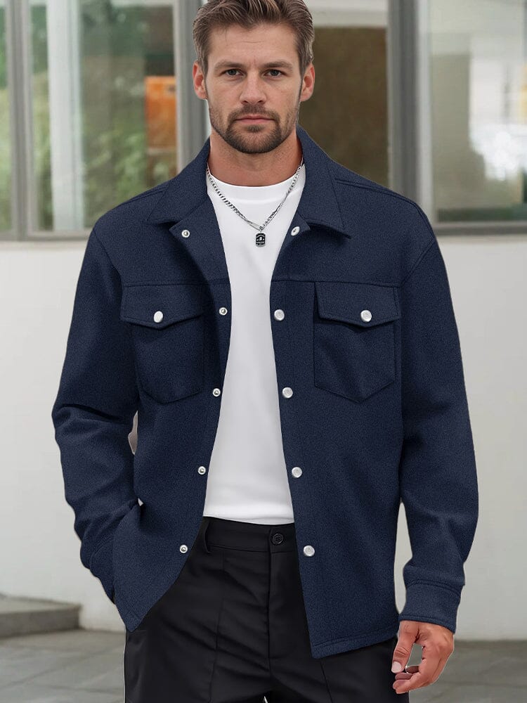 Freizeit Utility Doppel Taschen Jacke