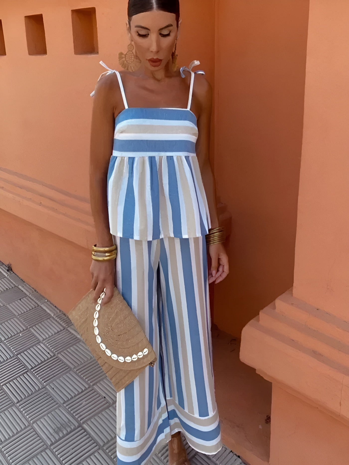 Hanne™ | Bedrucktes Sommeroutfit