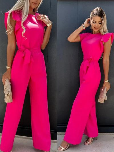 IVORY | Luxuriöser Jumpsuit mit Schleife