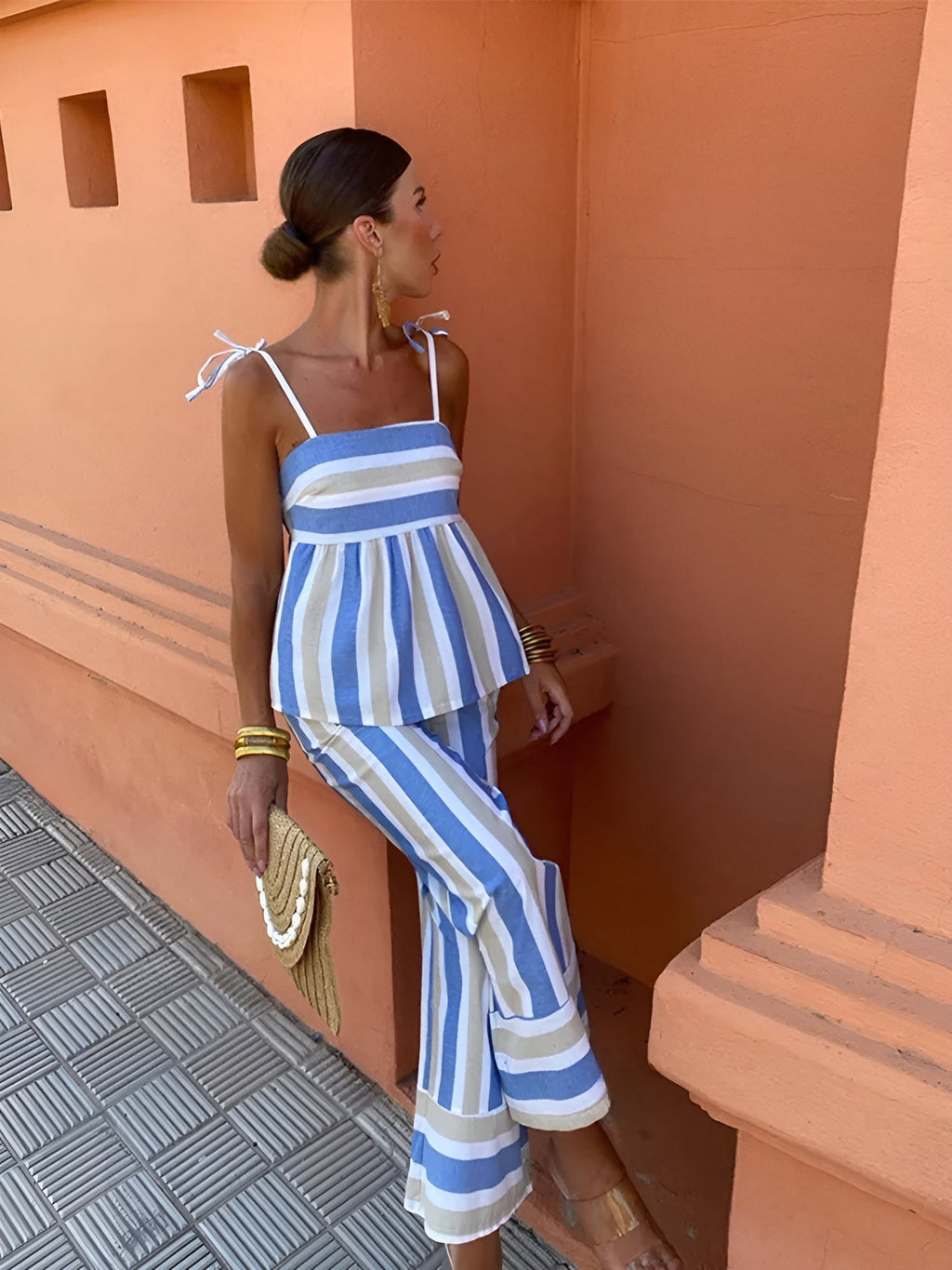 Hanne™ | Bedrucktes Sommeroutfit