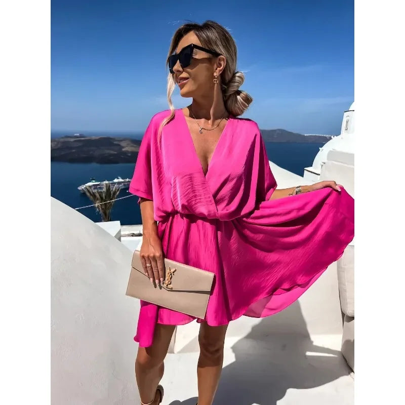 Elina | Sommerkleid Santorini Stil