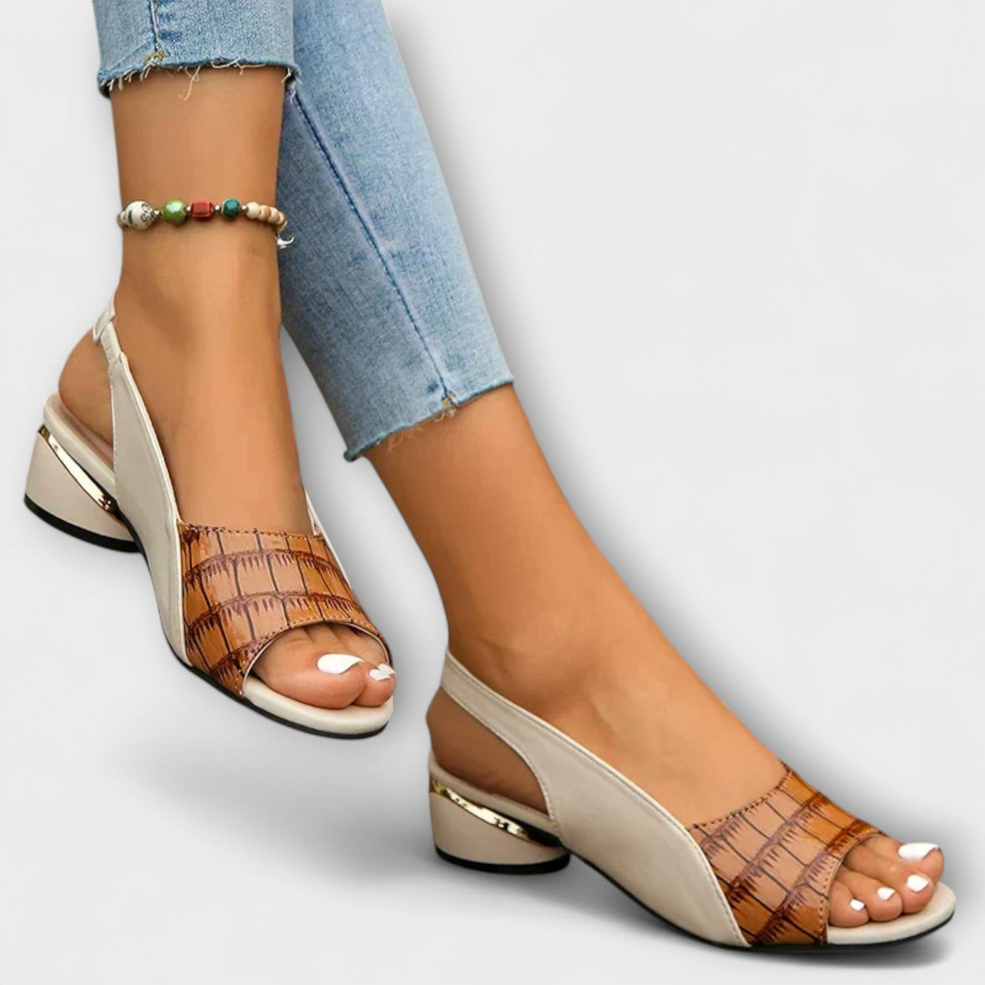 Lana - Ledersandalen