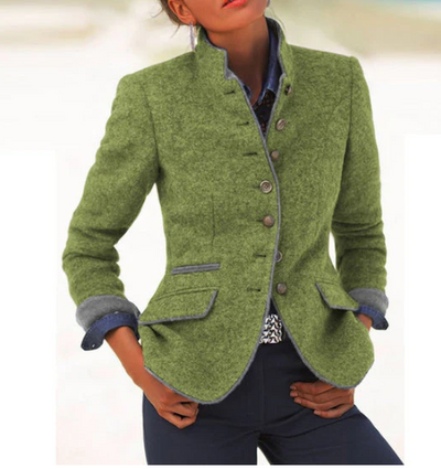 Valeria™ | Eleganter Cardigan mit Stehkragen