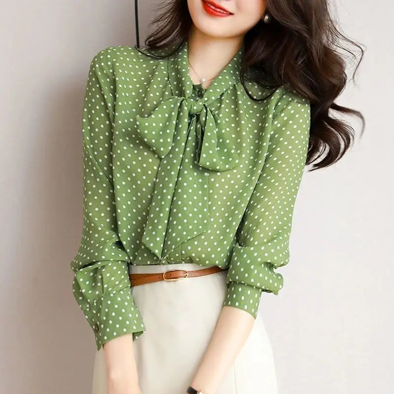 Milano Polka Blouse