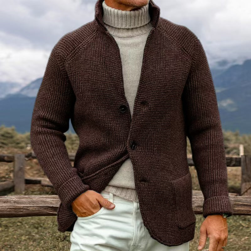 Jett - KNIT CARDIGAN IN COARSE KNIT LOOK